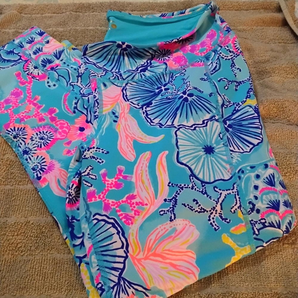Lilly Pulitzer Weekender High Rise Cropped Legging - XL